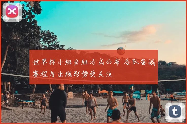 世界杯小组分组方式公布 各队备战赛程与出线形势受关注